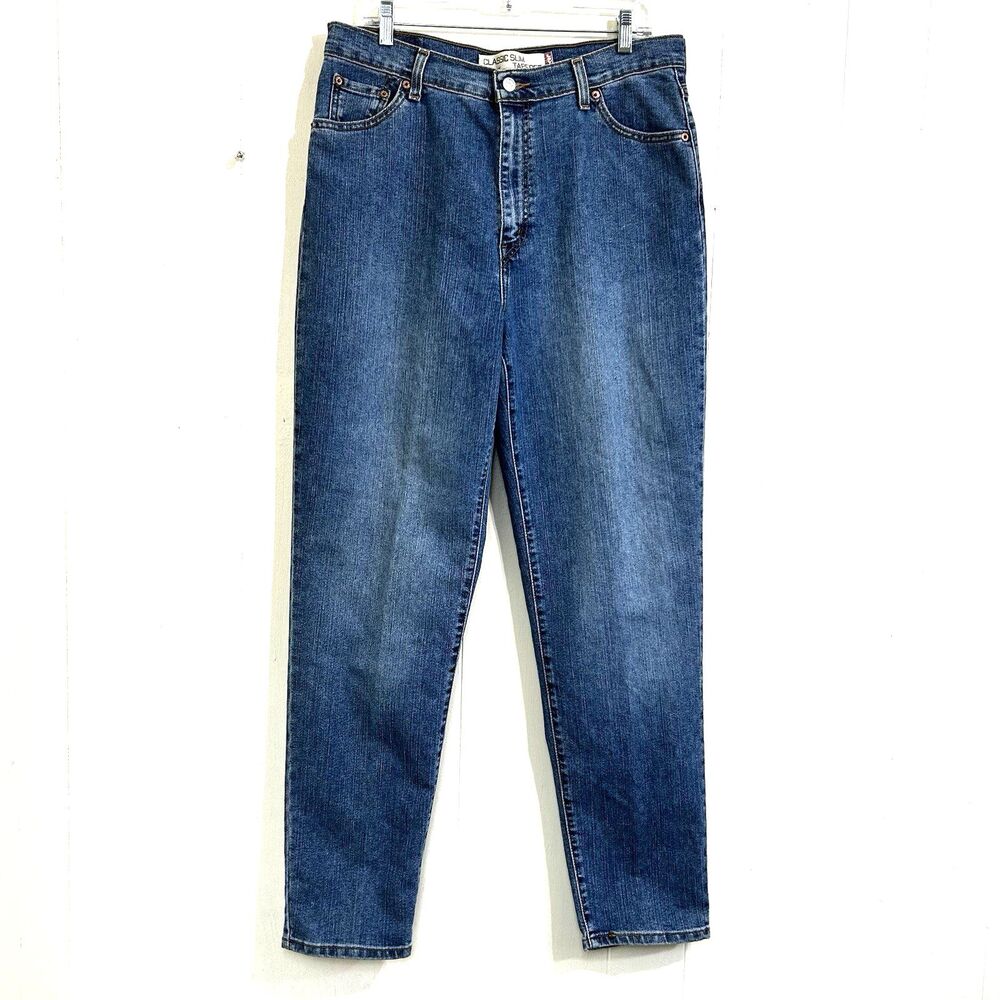 Levis Women's 512 Jeans Slim Tapered 16 High Rise Pockets 90s Denim Jeans Casual